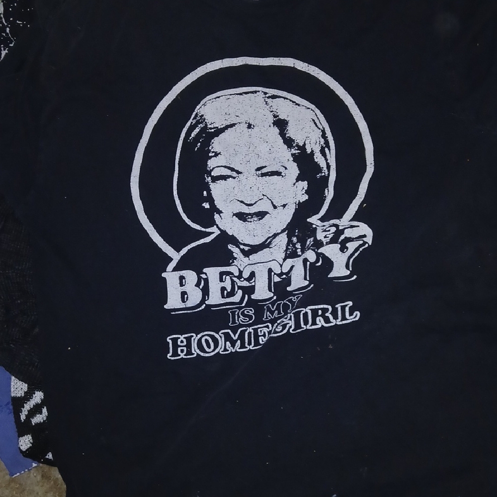 Black Graphic Tee - Betty Is My Homegirl